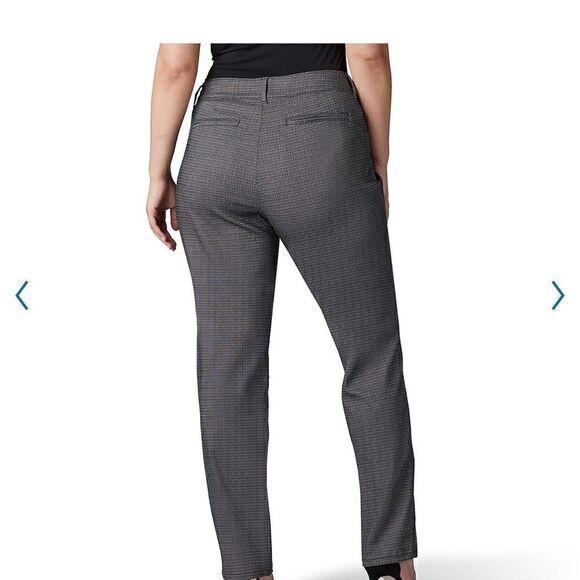 Lee I Plus Size Petite Relaxed Fit Straight Pants - Picture 6 of 6